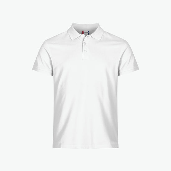 Clique Heavy Premium Polo - Wit Polo Clique XS