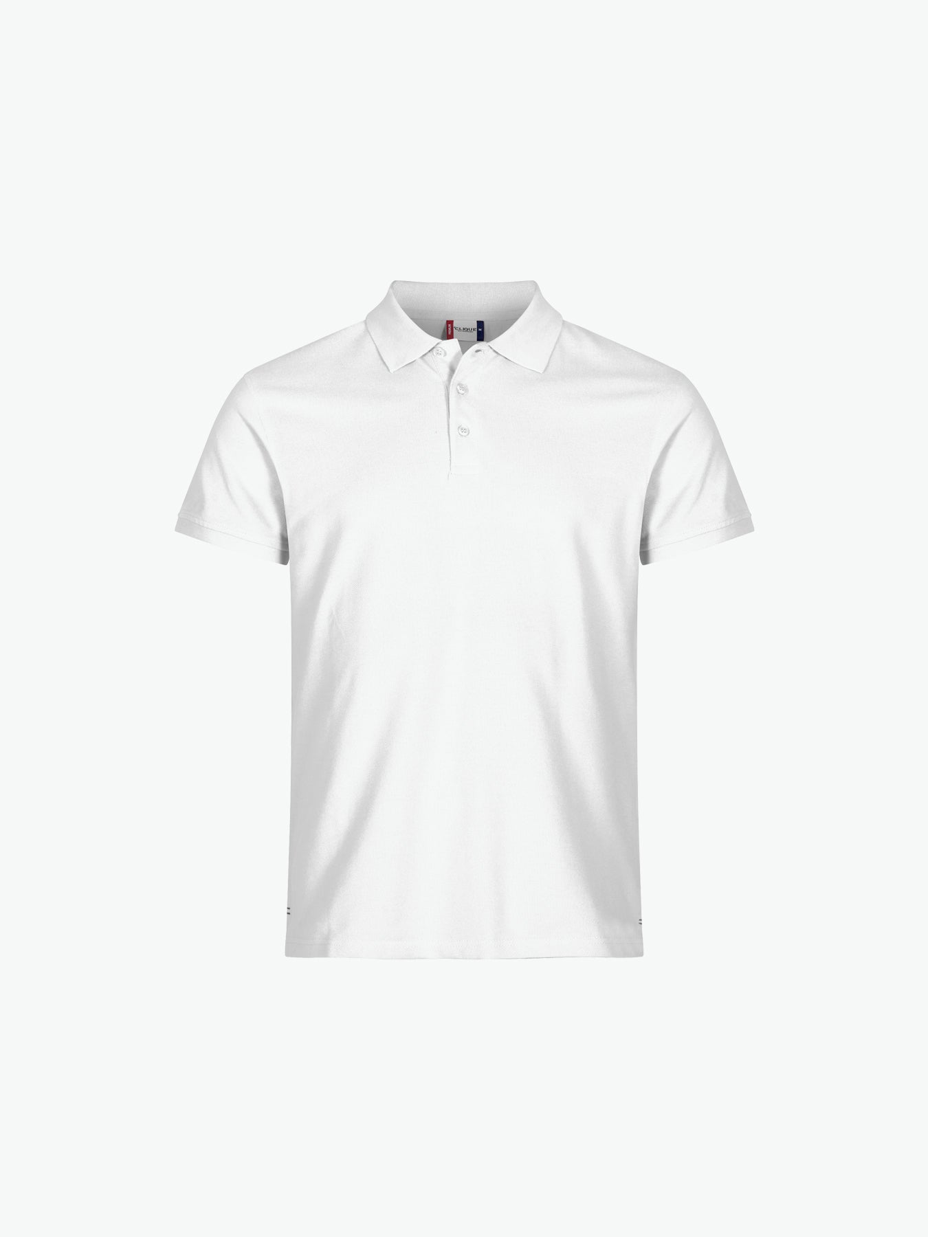 Clique Heavy Premium Polo - Wit Polo Clique XS