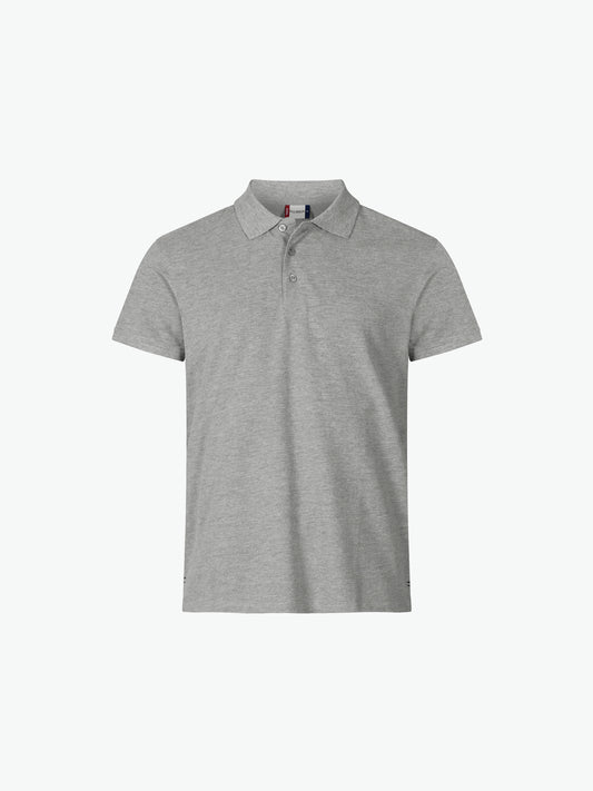 Clique Heavy Premium Polo - Grijsmelange Polo Clique XS