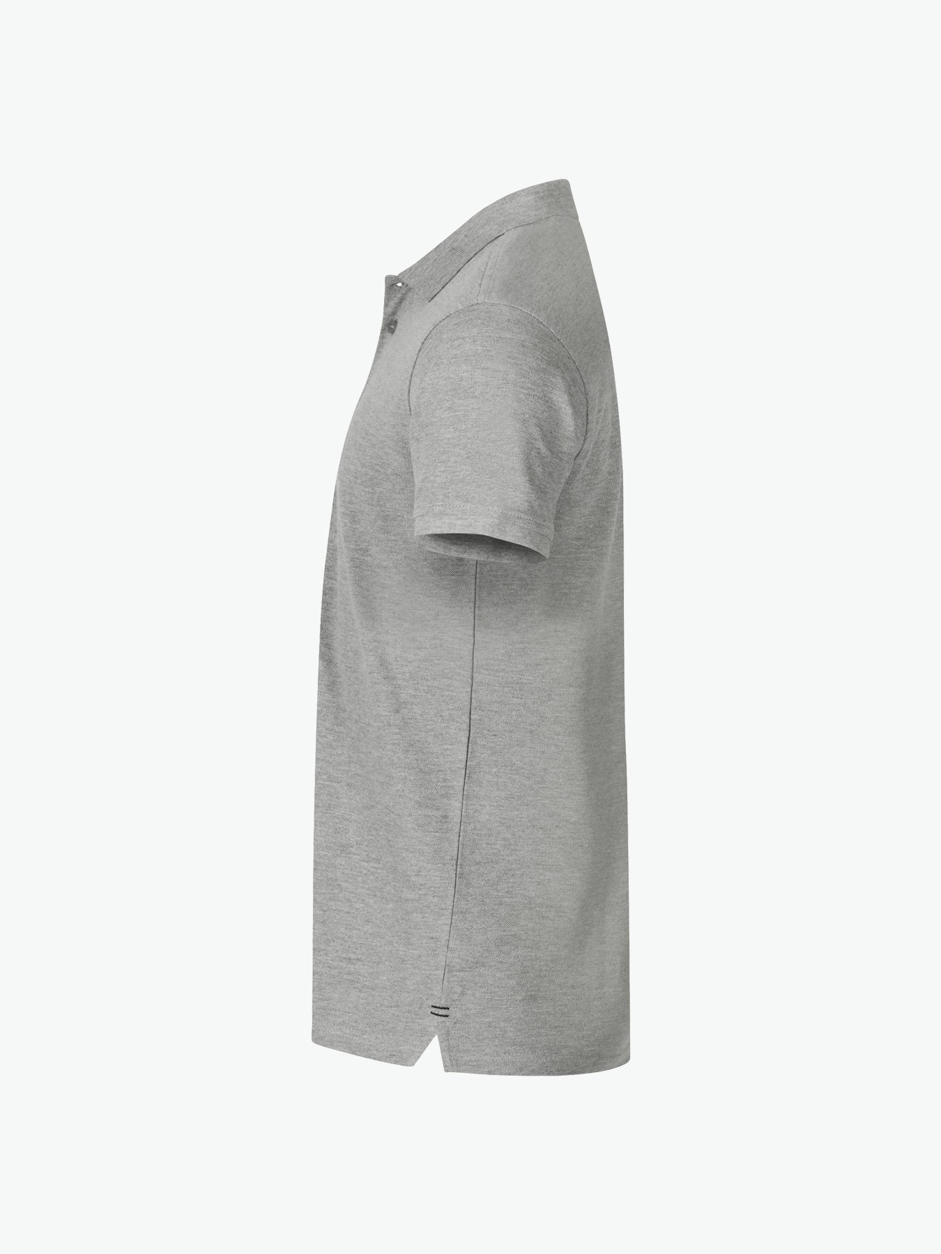 Clique Heavy Premium Polo - Grijsmelange Polo Clique