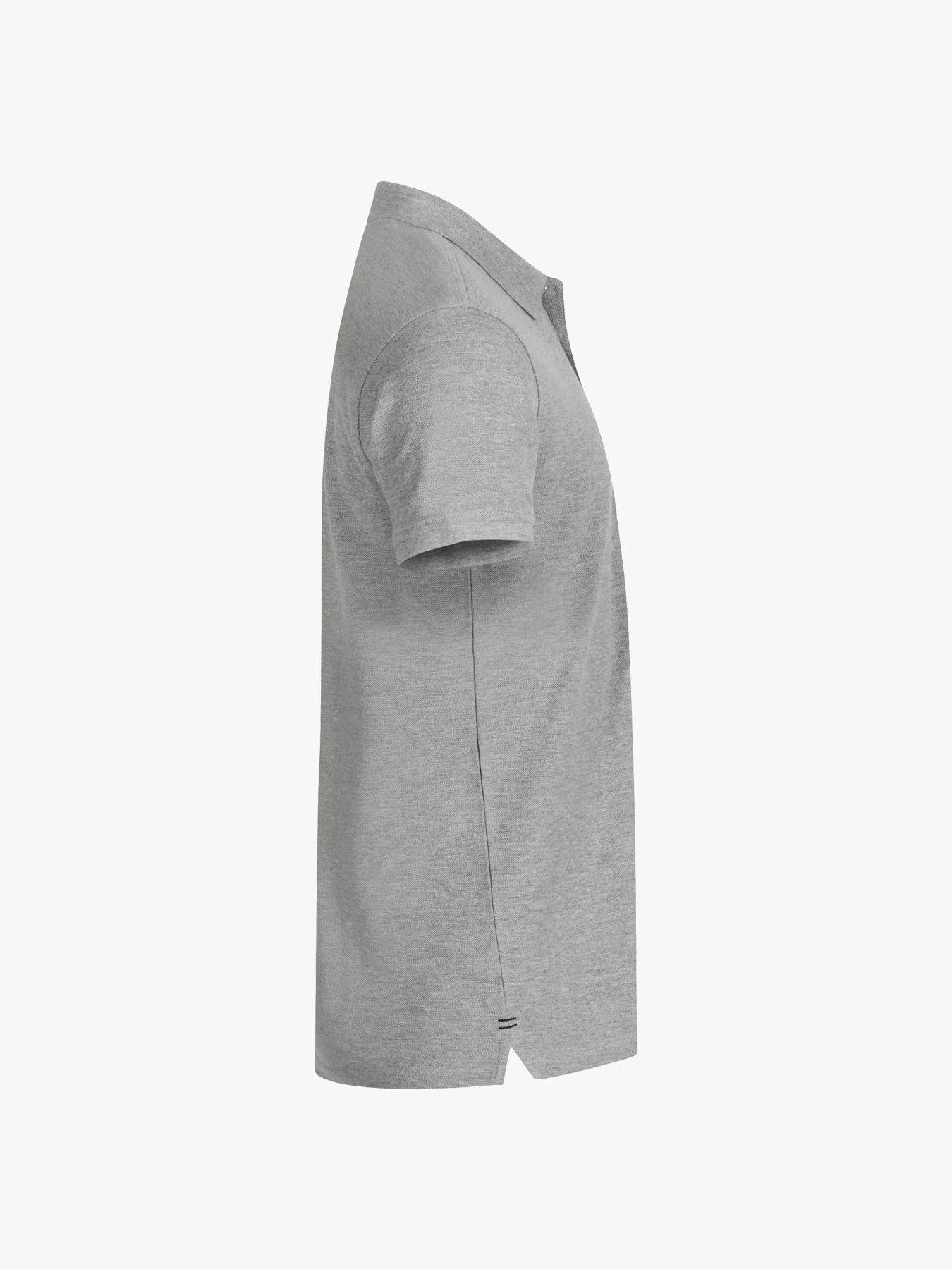 Clique Heavy Premium Polo - Grijsmelange Polo Clique