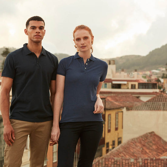 Clique Heavy Premium Polo - Wit Polo Clique
