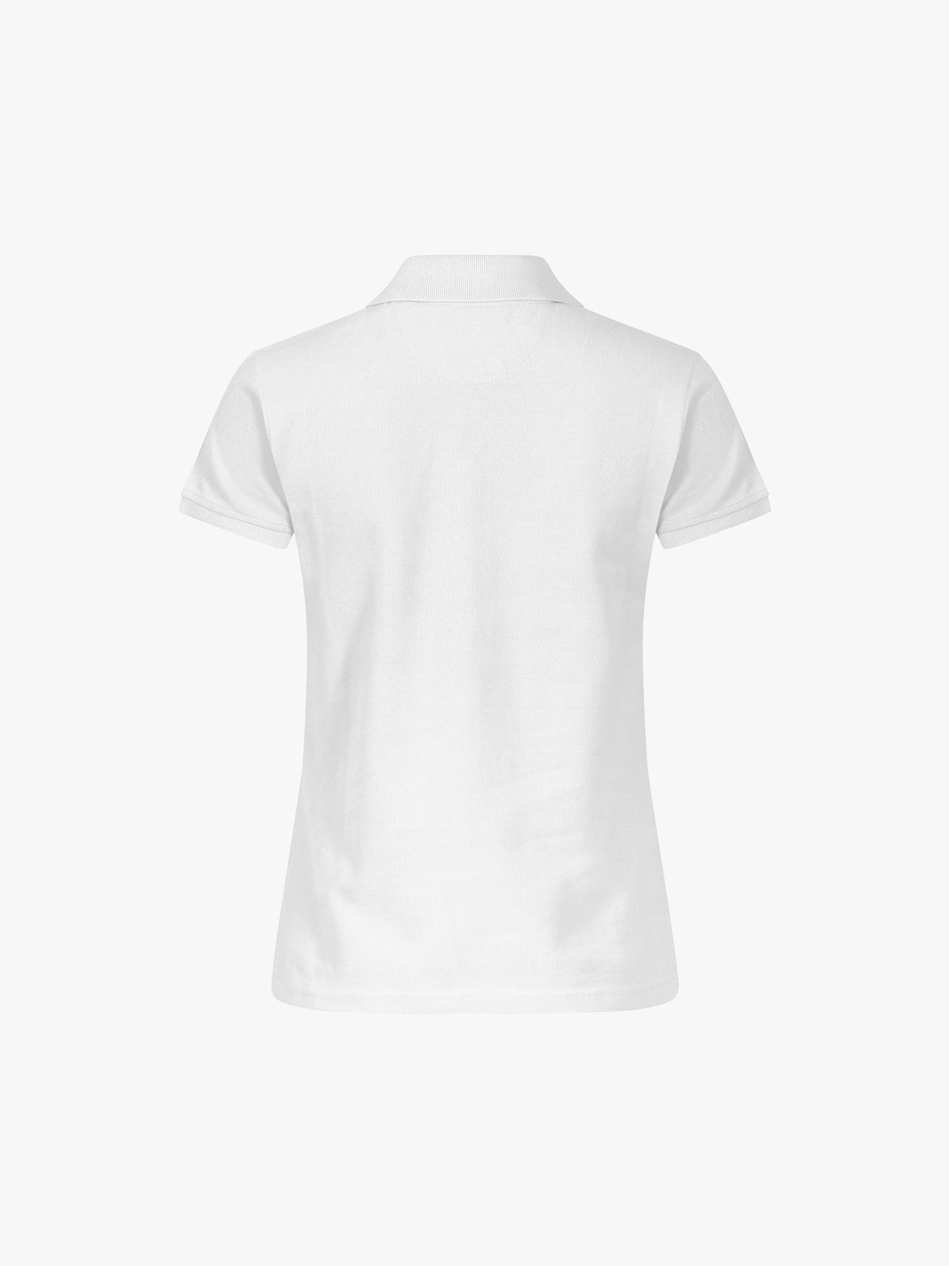 Clique Heavy Premium Polo Women - Wit Polo Dames Clique
