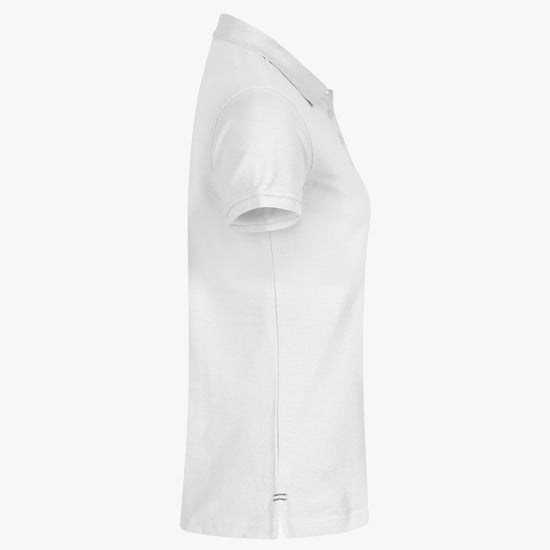 Clique Heavy Premium Polo Women - Wit Polo Dames Clique