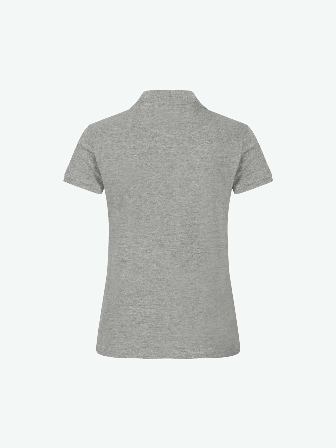 Clique Heavy Premium Polo Women - Grijsmelange Polo Dames Clique