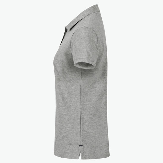 Clique Heavy Premium Polo Women - Grijsmelange Polo Dames Clique