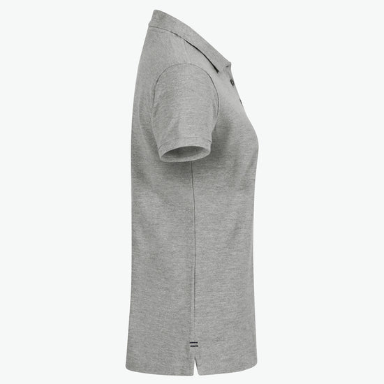 Clique Heavy Premium Polo Women - Grijsmelange Polo Dames Clique
