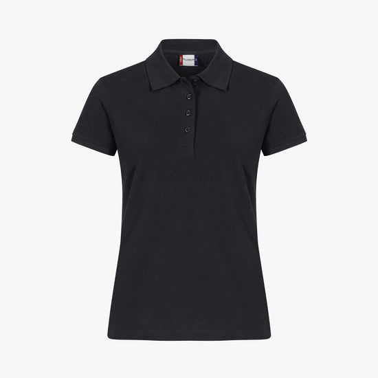 Clique Heavy Premium Polo Women - Zwart Polo Dames Clique S