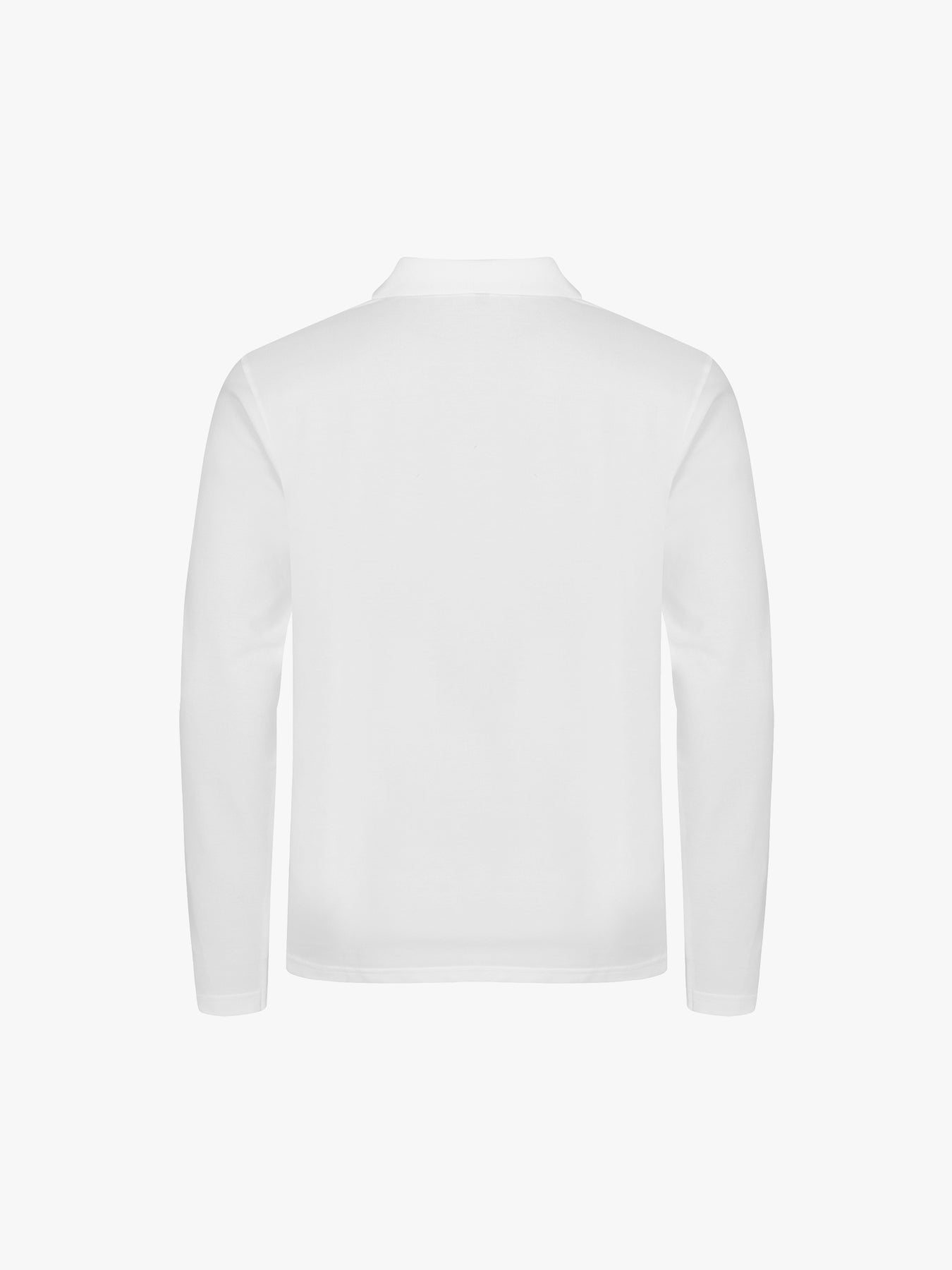 Clique Stretch Premium Polo L/S - Wit Polo Clique