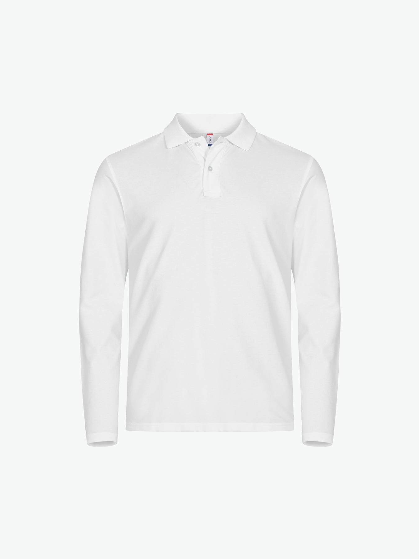 Clique Stretch Premium Polo L/S - Wit Polo Clique XS