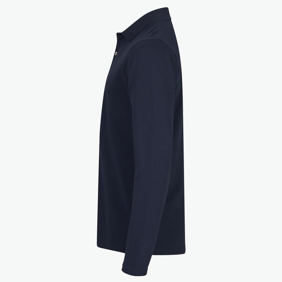 Clique Stretch Premium Polo L/S - Dark Navy Polo Clique