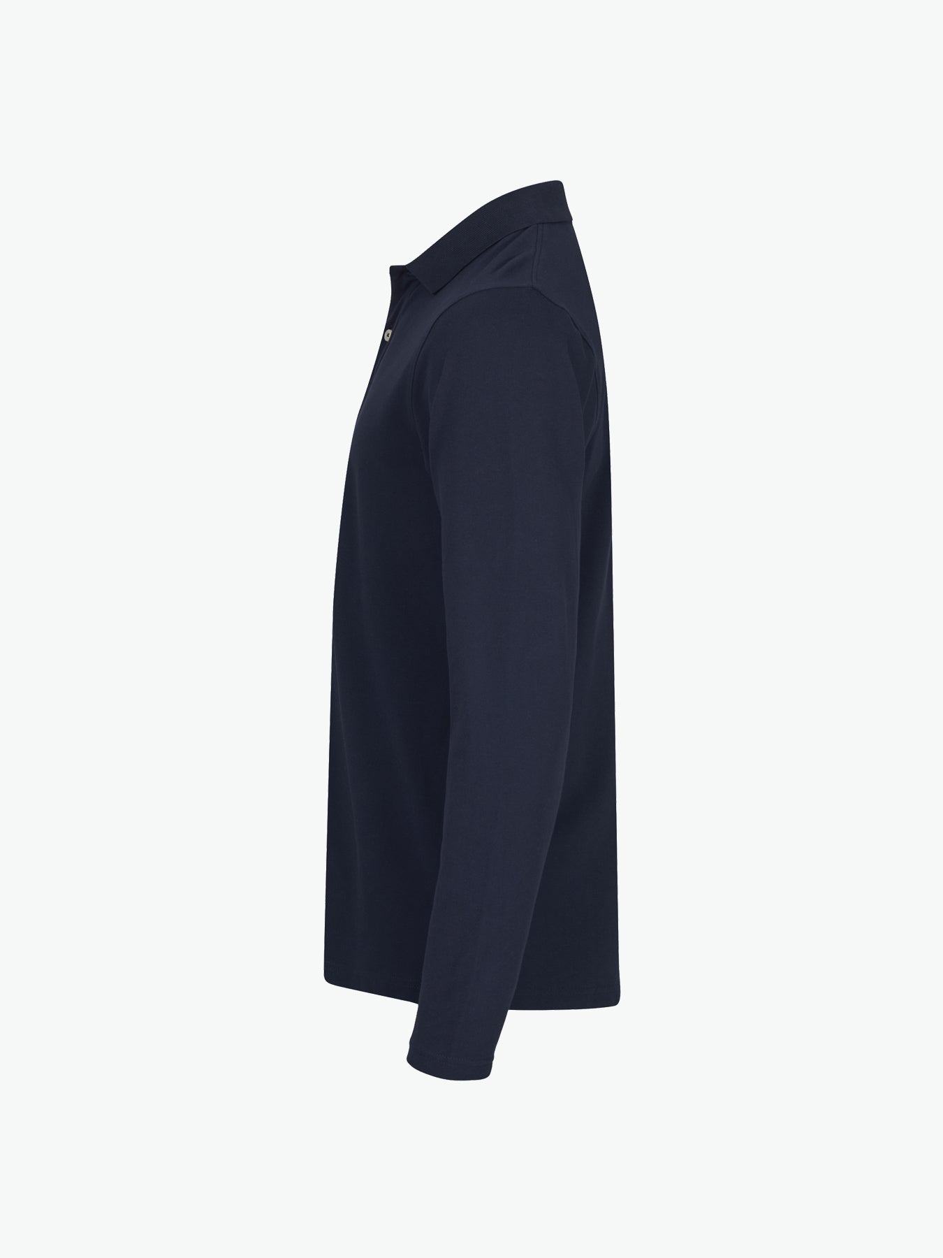 Clique Stretch Premium Polo L/S - Dark Navy Polo Clique