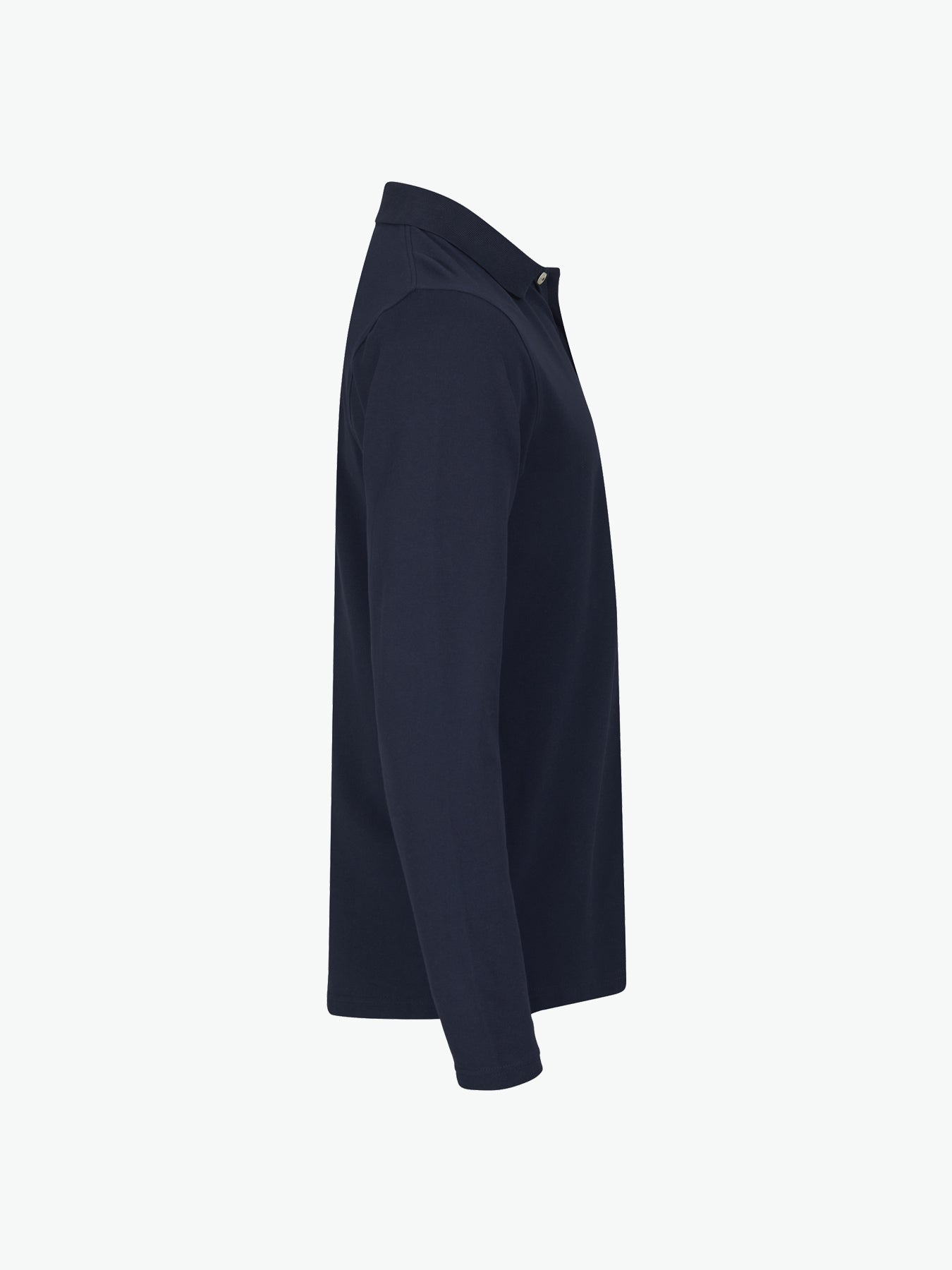 Clique Stretch Premium Polo L/S - Dark Navy Polo Clique