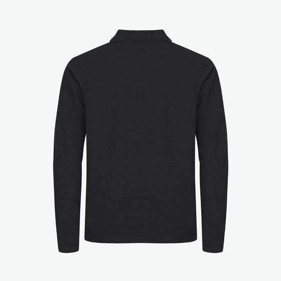 Clique Stretch Premium Polo L/S - Zwart Polo Clique