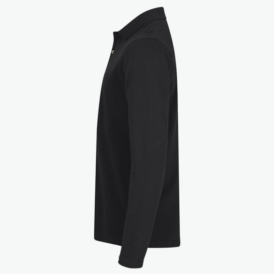 Clique Stretch Premium Polo L/S - Zwart Polo Clique