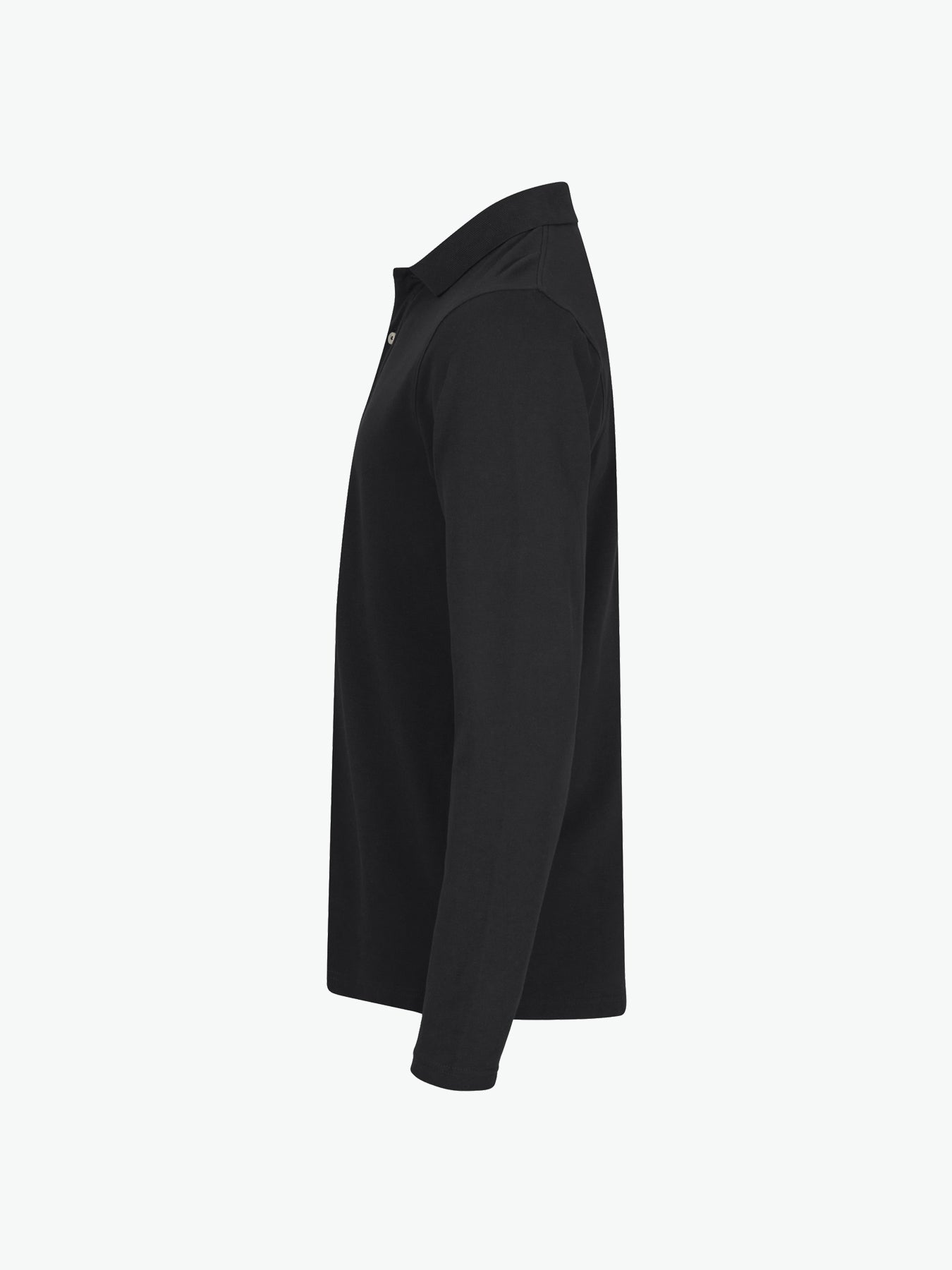 Clique Stretch Premium Polo L/S - Zwart Polo Clique