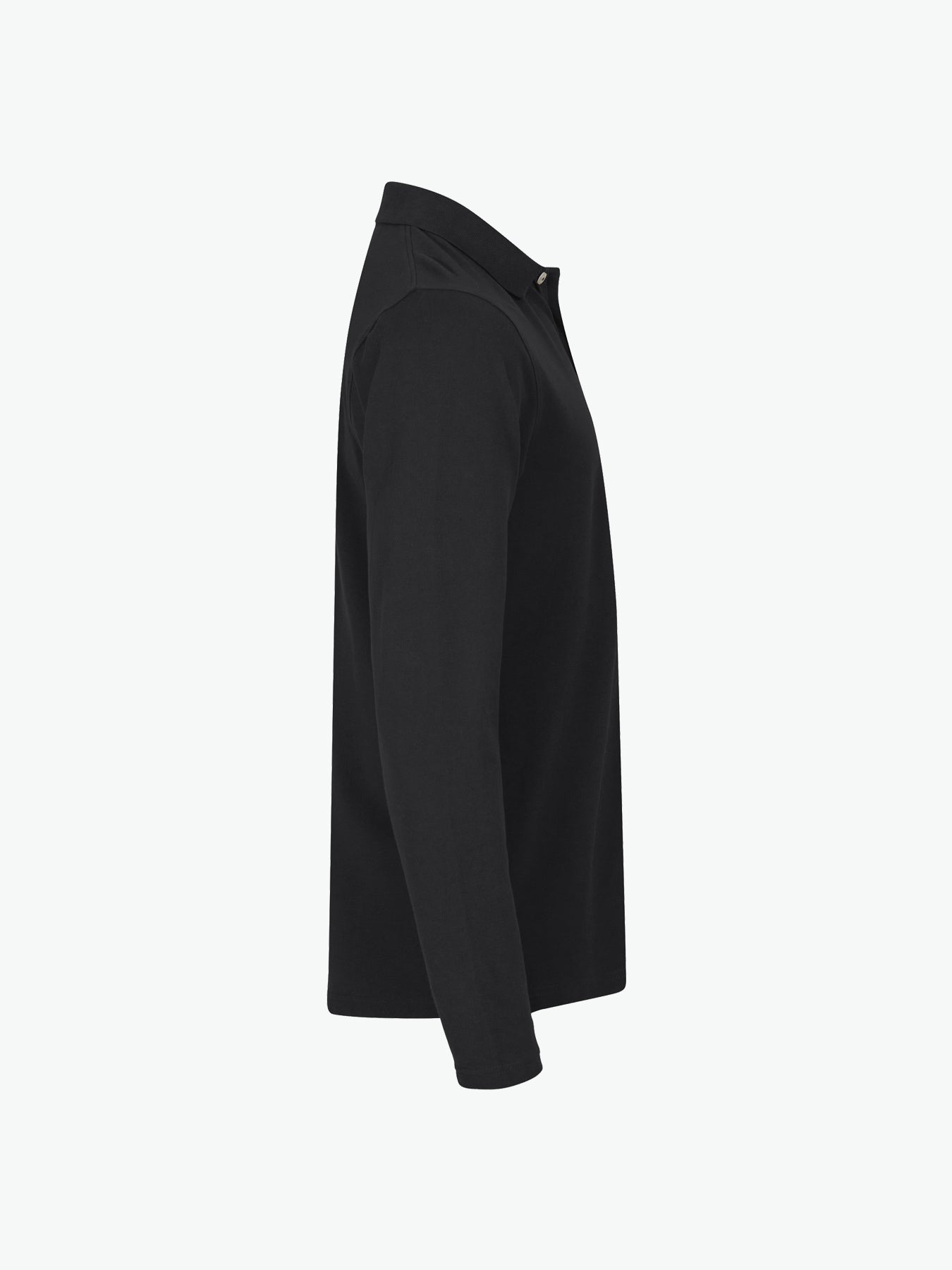 Clique Stretch Premium Polo L/S - Zwart Polo Clique