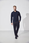Clique Stretch Premium Polo L/S - Wit Polo Clique
