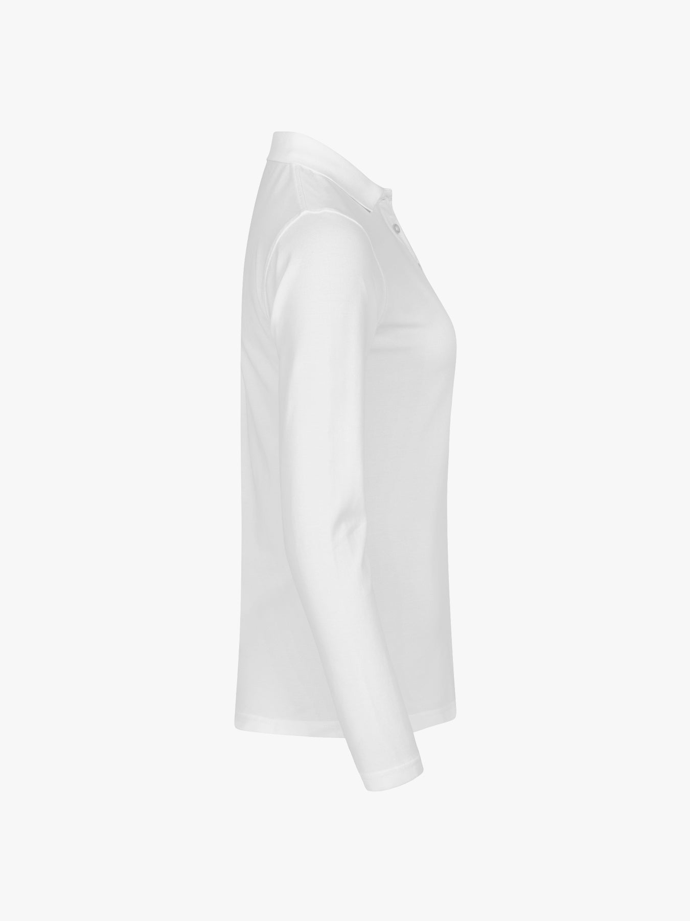 Clique Stretch Premium Polo Women L/S - Wit Polo Dames Clique
