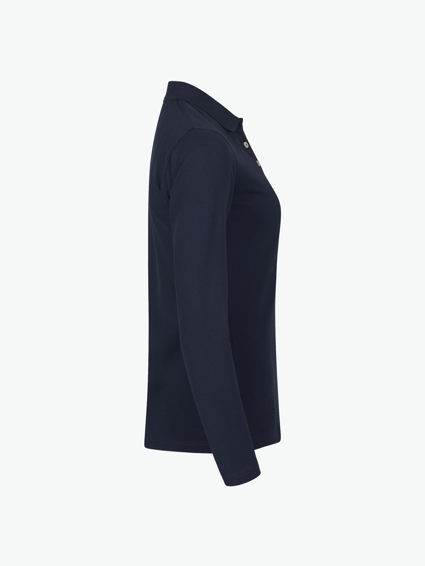 Clique Stretch Premium Polo Women L/S - Dark Navy Polo Dames Clique