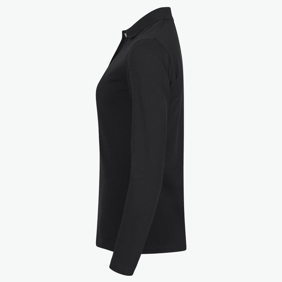 Clique Stretch Premium Polo Women L/S - Zwart Polo Dames Clique