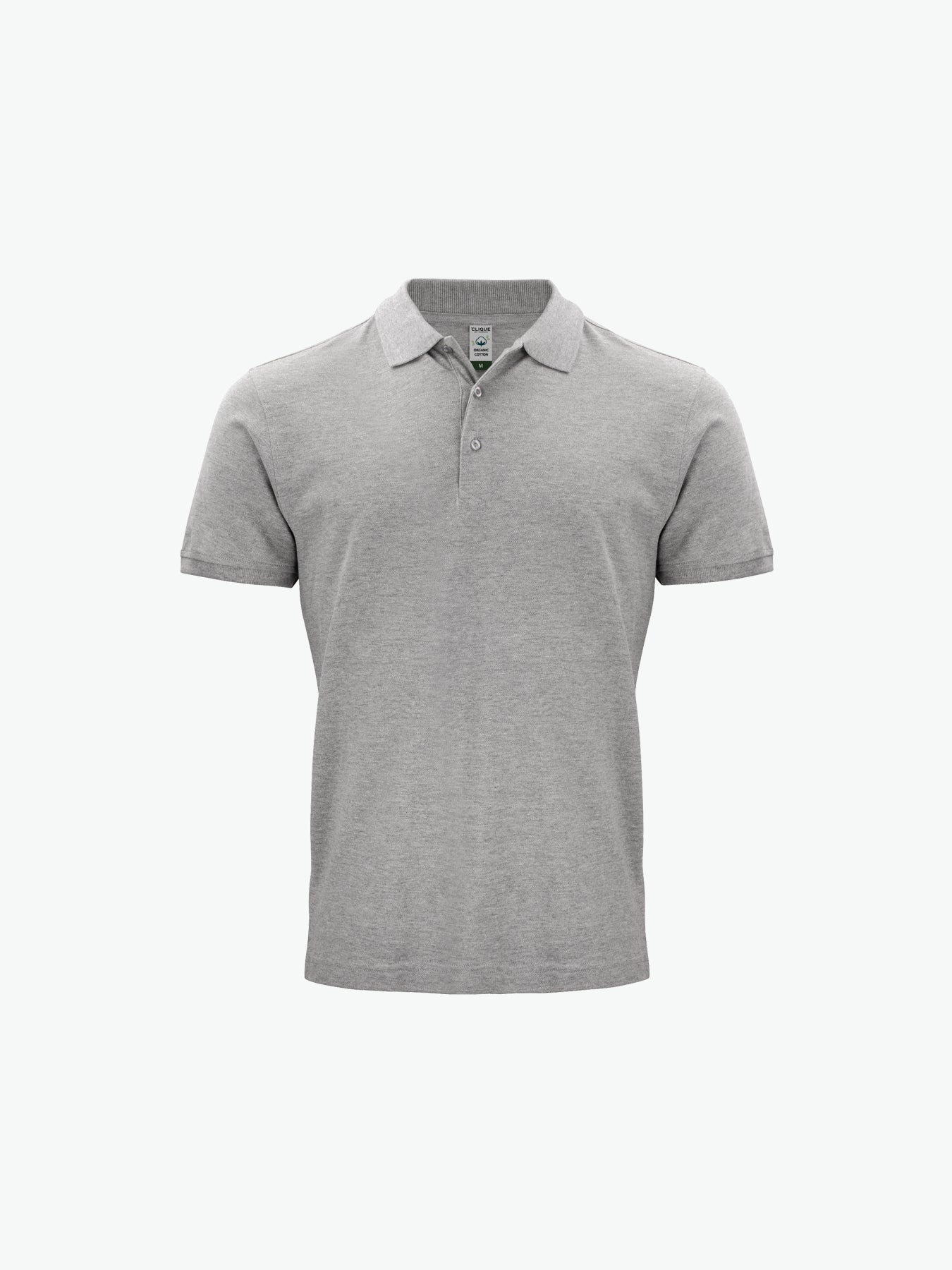 Clique Classic OC Polo - Grijsmelange Polo Clique XS