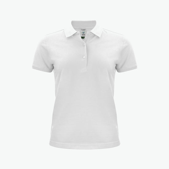 Clique Classic OC Polo Women - Wit Polo Dames Clique XS
