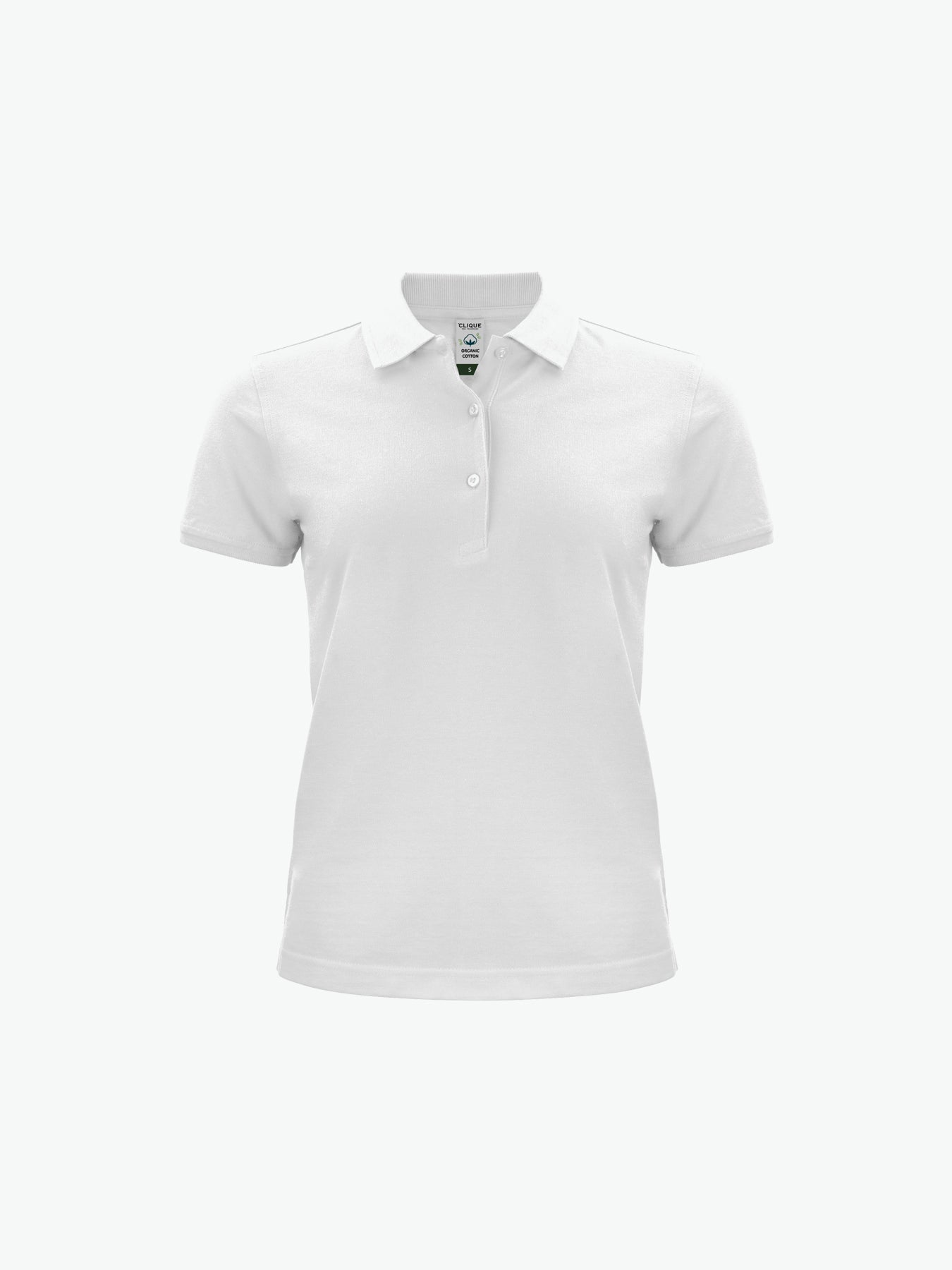 Clique Classic OC Polo Women - Wit Polo Dames Clique XS