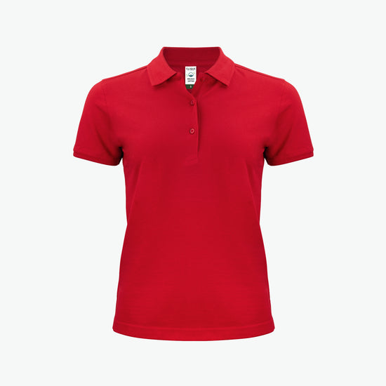 Clique Classic OC Polo Women - Rood Polo Dames Clique XS