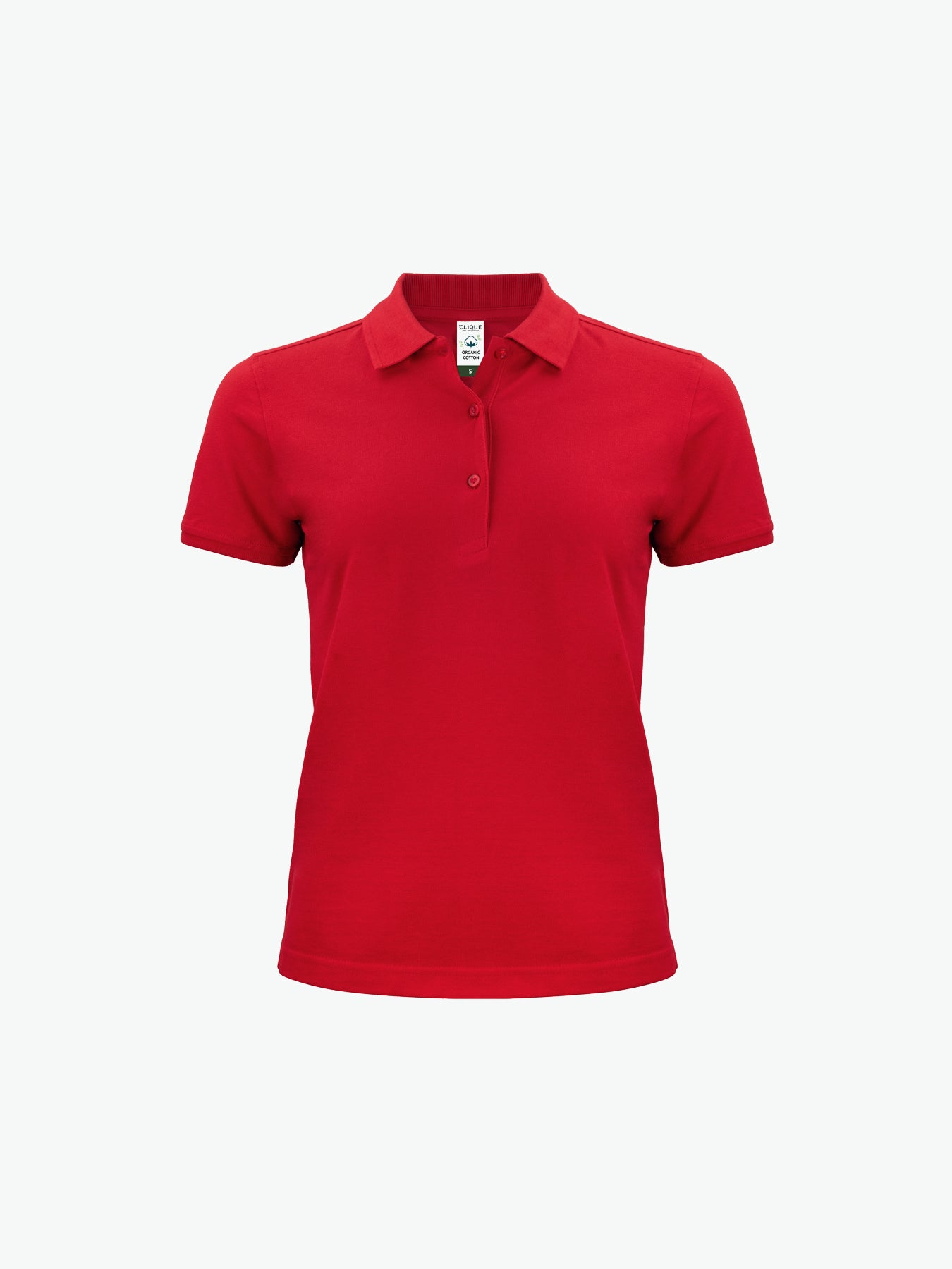 Clique Classic OC Polo Women - Rood Polo Dames Clique XS