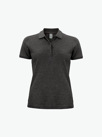 Clique Classic OC Polo Women - Antraciet Polo Dames Clique XS