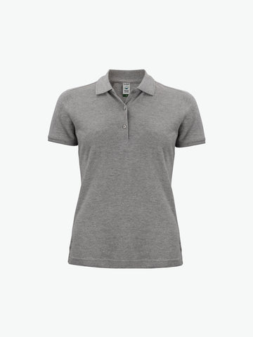 Clique Classic OC Polo Women - Grijsmelange Polo Dames Clique XS