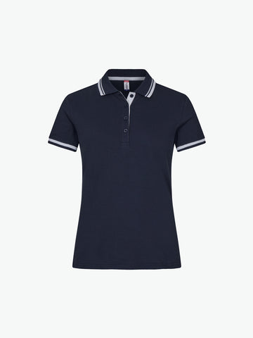 Clique Astoria Polo - Dark Navy Polo Dames Clique XS