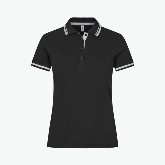Clique Astoria Polo - Zwart Polo Dames Clique XS