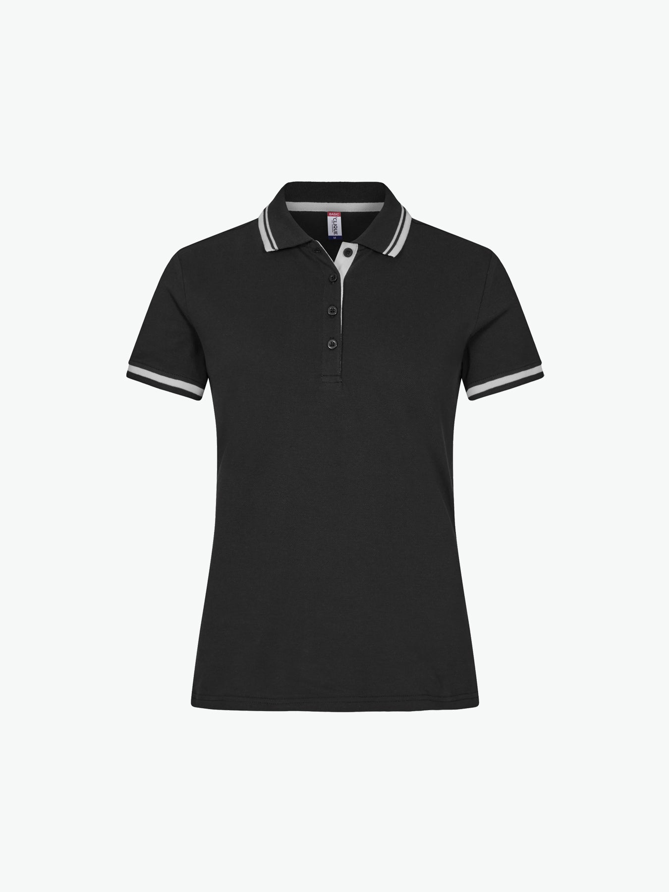 Clique Astoria Polo - Zwart Polo Dames Clique XS