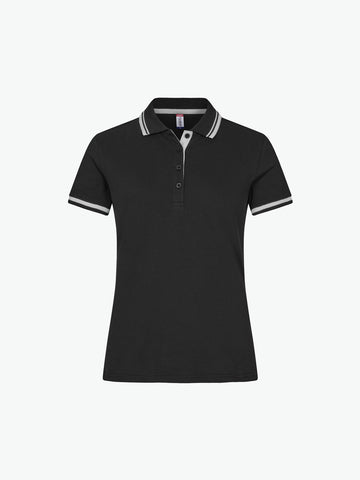 Clique Astoria Polo - Zwart Polo Dames Clique XS