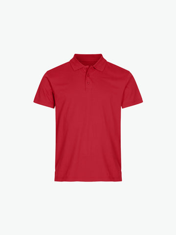 Clique Single Jersey Polo - Rood Polo Clique XS