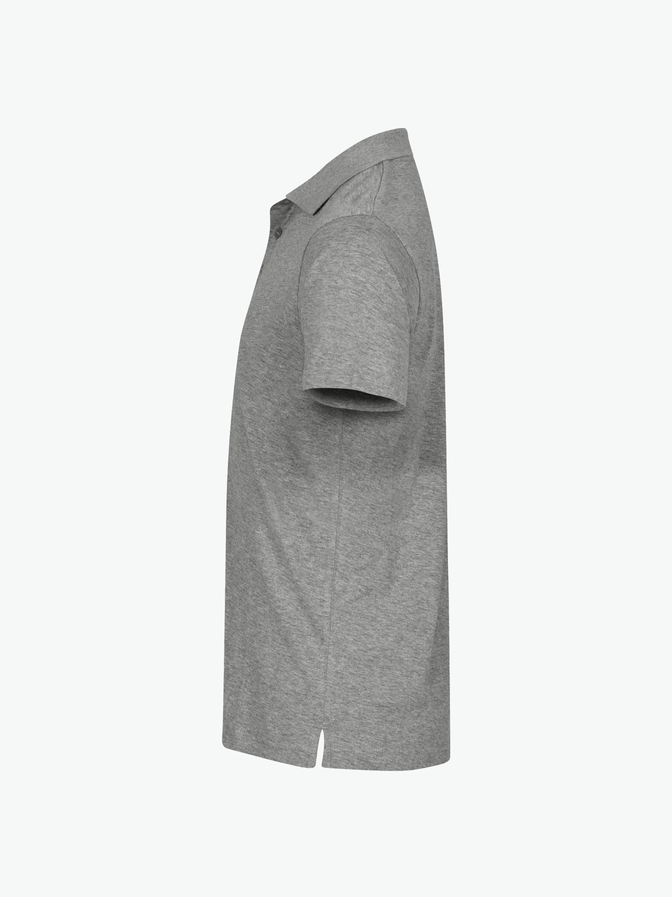 Clique Single Jersey Polo - Grijsmelange Polo Clique