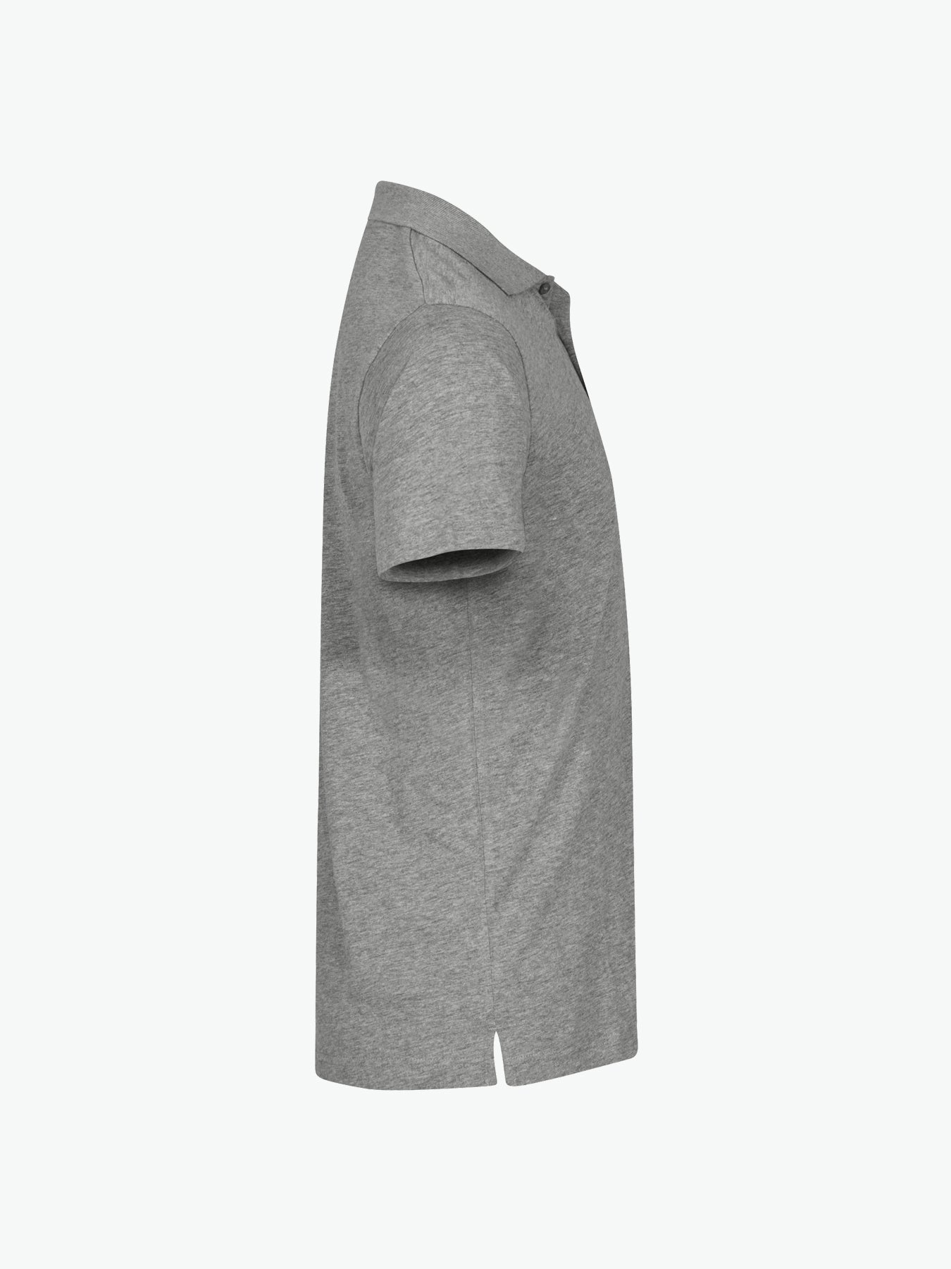 Clique Single Jersey Polo - Grijsmelange Polo Clique