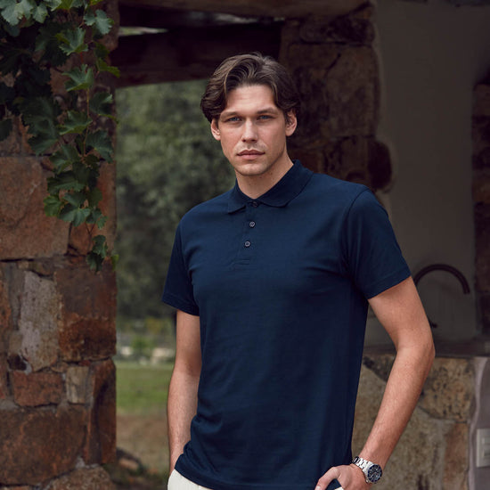 Clique Single Jersey Polo - Wit Polo Clique