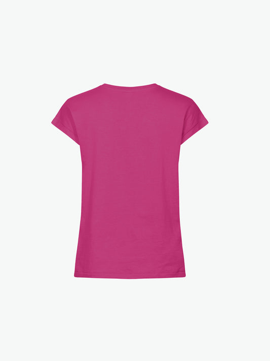 Clique Fashion Top Women - Helder Kersen T-Shirt Dames Clique