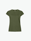 Clique Fashion Top Women - Legergroen T-Shirt Dames Clique XS
