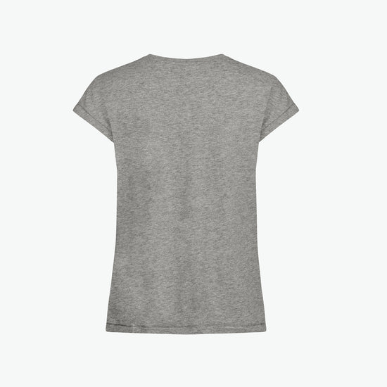 Clique Fashion Top Women - Grijsmelange T-Shirt Dames Clique