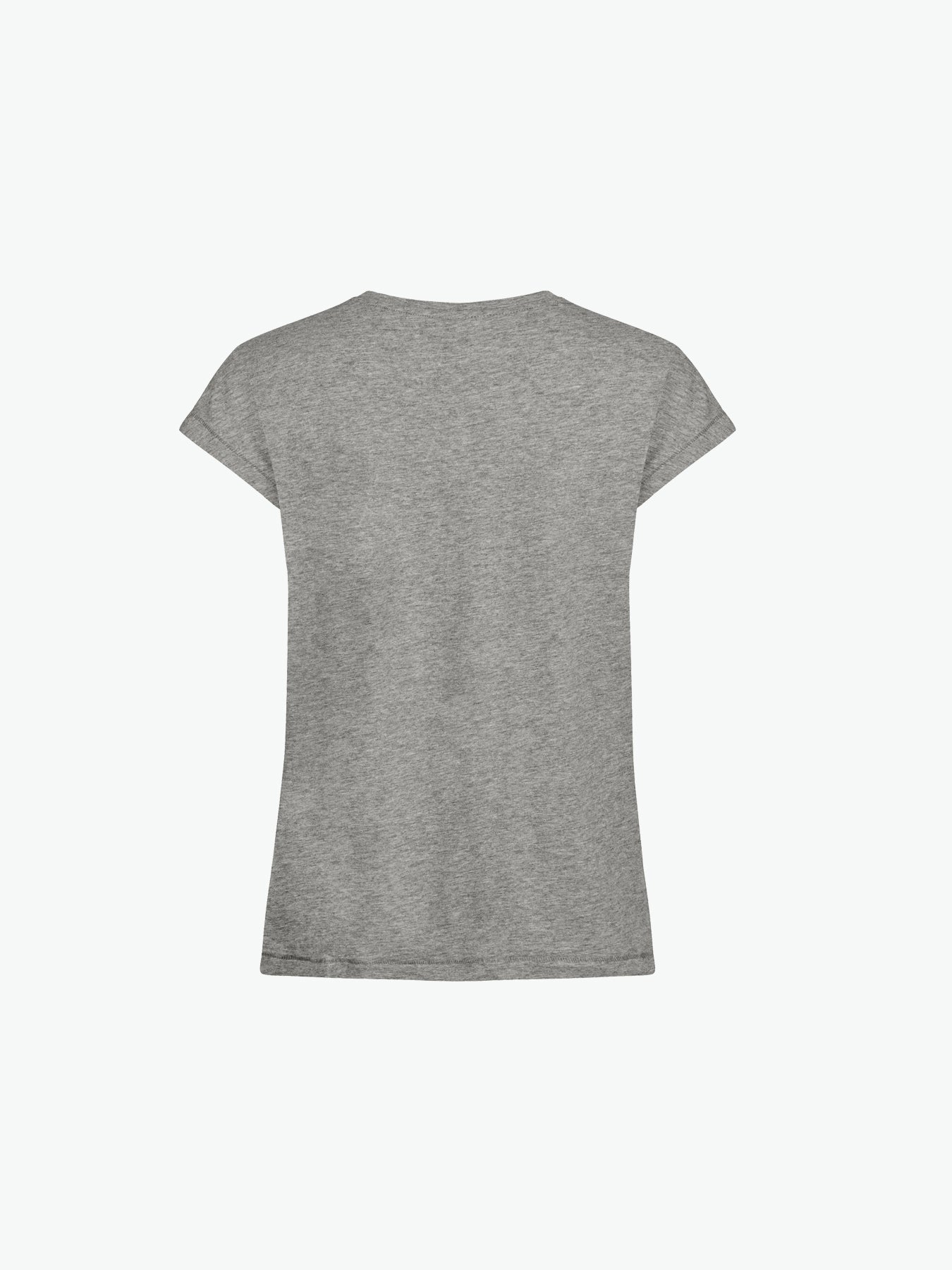 Clique Fashion Top Women - Grijsmelange T-Shirt Dames Clique
