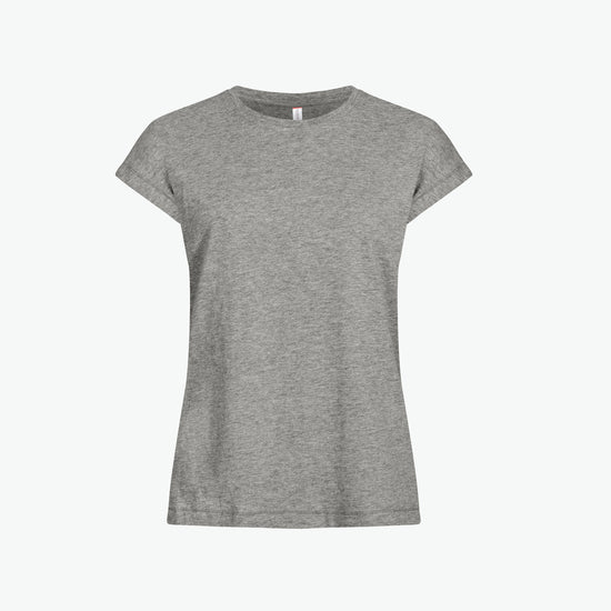 Clique Fashion Top Women - Grijsmelange T-Shirt Dames Clique XS