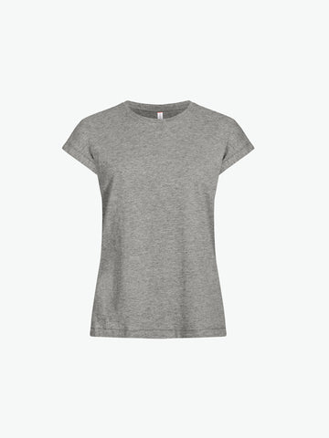 Clique Fashion Top Women - Grijsmelange T-Shirt Dames Clique XS