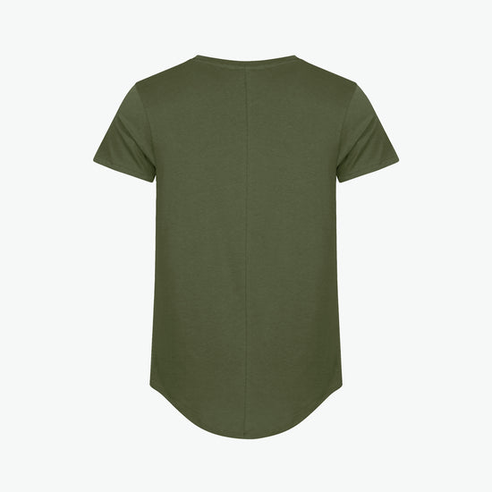 Clique Brooklyn T - Legergroen T-Shirt Clique