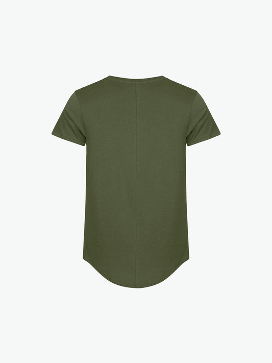 Clique Brooklyn T - Legergroen T-Shirt Clique