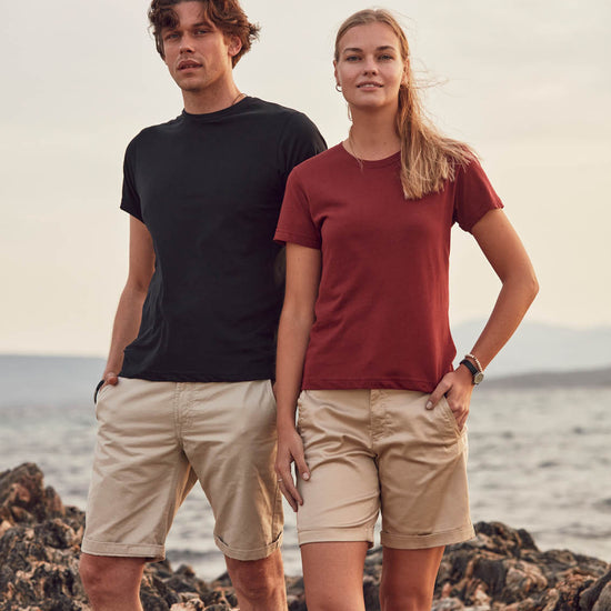 Clique Basic-T - Antraciet Melange T-Shirt Clique