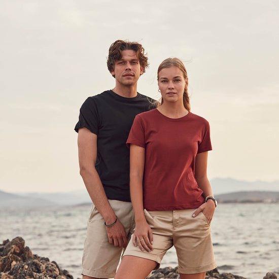 Clique Basic-T - Antraciet Melange T-Shirt Clique